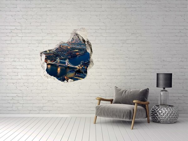 Fototapeta díra na zeď 3D Londýn z ptačího pohledu nd-p-62039397