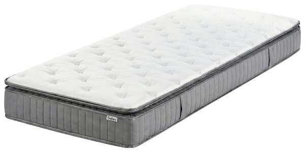 Matrace s gelovou paměťovou pěnou a taštičkovými pružinami COOL HYBRID 7 PRO H3/4 tvrdá 90 x 200 cm