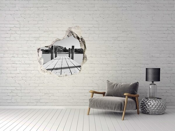 Fototapeta díra na zeď 3D Dřevěné molo nd-p-62200965