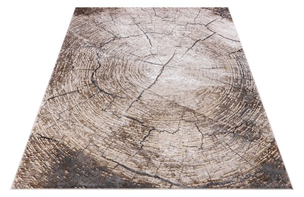 Makro Abra Moderní kusový koberec COMO RE41A Staré Dřevo béžový Rozměr: 140x200 cm