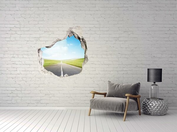 Nálepka fototapeta 3D výhled Cesta přes louku nd-p-64117028