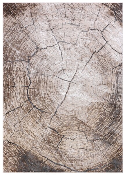 Makro Abra Moderní kusový koberec COMO RE41A Staré Dřevo béžový Rozměr: 140x200 cm