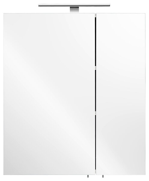 ZRCADLOVÁ SKŘÍŇKA, bílá, 60/68/16 cm MID.YOU - Koupelnové série, Online Only