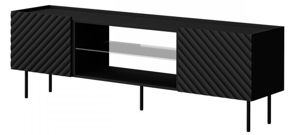 TV skříňka Grotzi 180 2D EF (černá)