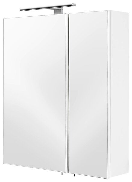 ZRCADLOVÁ SKŘÍŇKA, bílá, 60/68/16 cm MID.YOU - Koupelnové série, Online Only