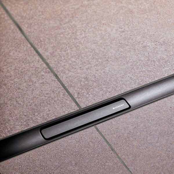 Geberit CleanLine odtokový žlábek 90 cm černá 154.501.TE.1
