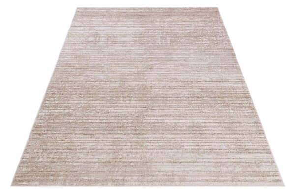 Makro Abra Moderní kusový koberec COMO PS01A Proužky béžový Rozměr: 120x170 cm