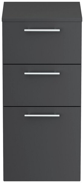 MIDI SKŘÍŇKA, barvy grafitu, 35,2/75/36,8 cm MID.YOU - Koupelnové série, Online Only