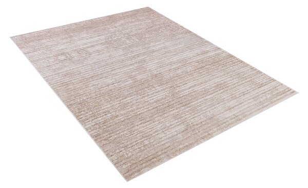 Makro Abra Moderní kusový koberec COMO PS01A Proužky béžový Rozměr: 120x170 cm