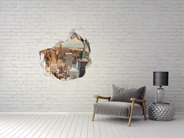 Nálepka fototapeta 3D New York z ptačího pohledu nd-p-66358355