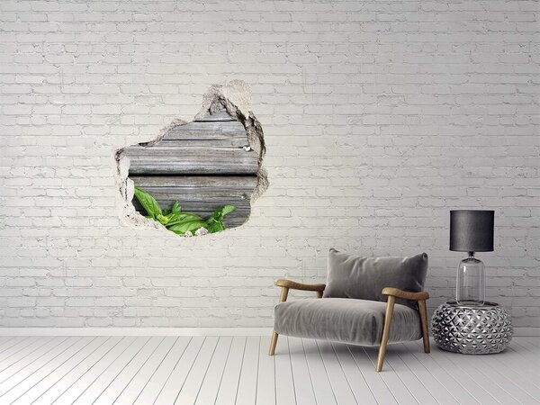 Fototapeta díra na zeď Dřevěné pozadí bylinky nd-p-67467429