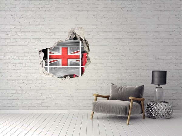 Fototapeta díra na zeď 3D Koláž Londýn nd-p-67924955