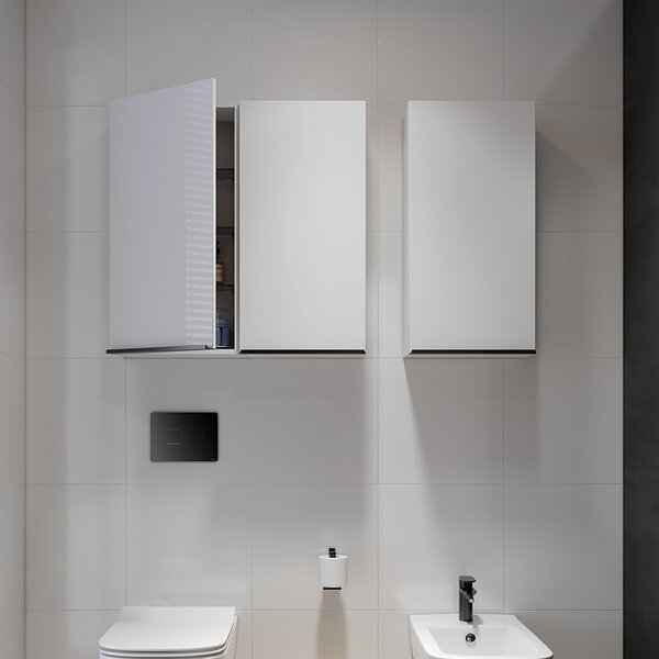 Cersanit Virgo skříňka 40x17.95x80 cm boční závěsná bílá S522-036