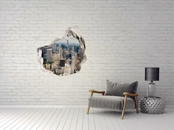 Fototapeta díra na zeď 3D New York nd-p-69029803