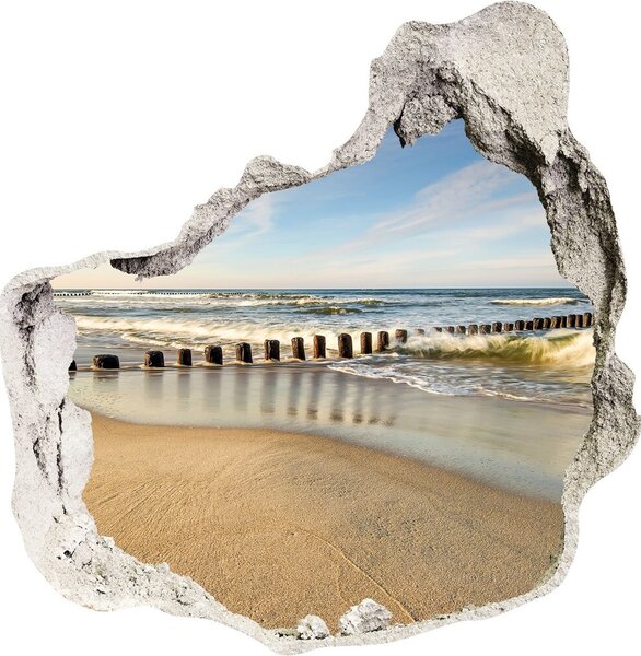 Nálepka fototapeta 3D Pláž Baltské moře nd-p-69300790