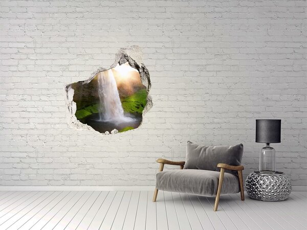 Nálepka fototapeta 3D výhled beton Vodopád nd-p-69988477