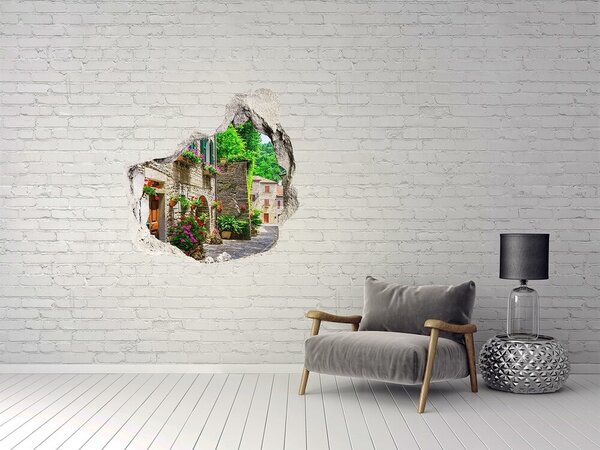 Fototapeta díra na zeď 3D Romantická ulička nd-p-69581730