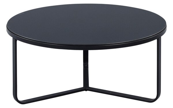 KONFERENČNÍ STOLEK, černá, kov, 80/80/35 cm Xora - Konferenční stolky, Online Only