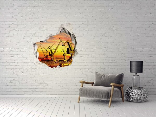 Fototapeta díra na zeď 3D Loděnice Gdaňsk nd-p-71693822