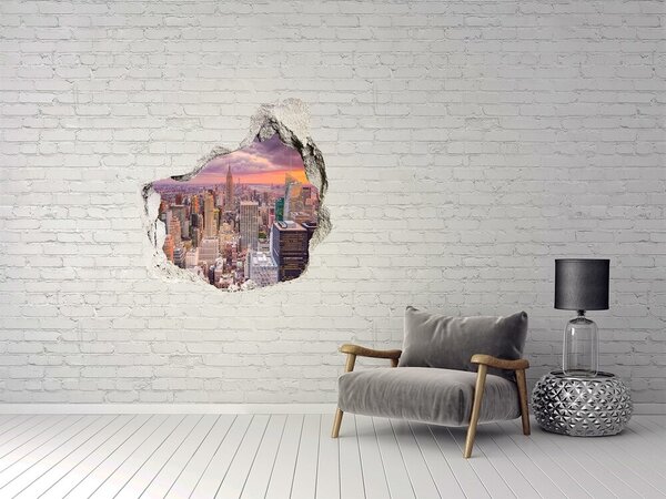 Fototapeta díra na zeď 3D New York nd-p-71768096