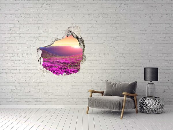 Nálepka fototapeta 3D výhled Růžové kopečky nd-p-72586785