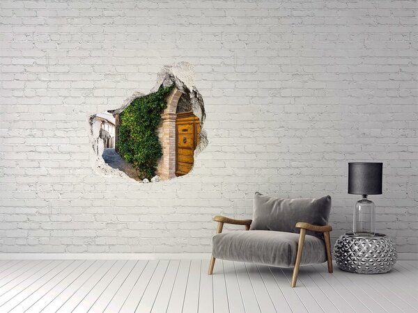 Fototapeta díra na zeď 3D Romantická ulička nd-p-72603695