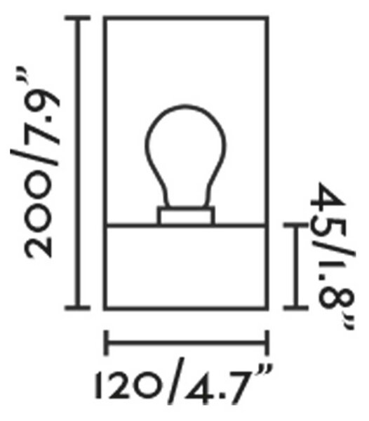 Faro Kila E27 přisazené venkovní svítidlo IP65 Jantarová