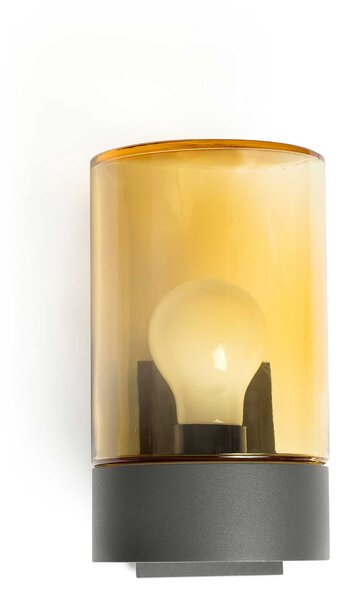 Faro Kila E27 nástěnné venkovní svítidlo IP65 Jantarová