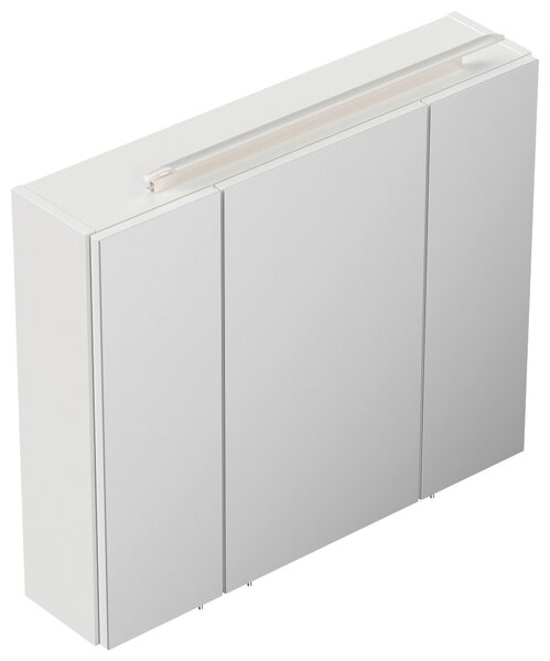 ZRCADLOVÁ SKŘÍŇKA, vysoce lesklá bílá, 75/62/17 cm MID.YOU - Koupelnové série, Online Only