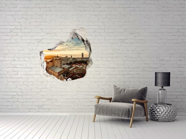 Fototapeta díra na zeď 3D Východ slunce Lvov nd-p-76218229