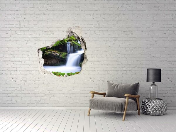 Nálepka fototapeta 3D výhled Vodopád v lese nd-p-76241598