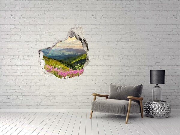 Nálepka fototapeta 3D výhled Horská krajina nd-p-76842367