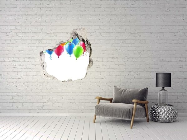 Fototapeta díra na zeď Barevné balonky nd-p-77215325