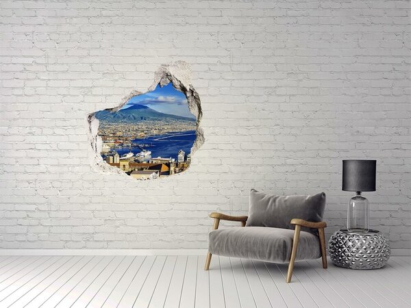 Fototapeta díra na zeď 3D Neapol Itálie nd-p-77621393