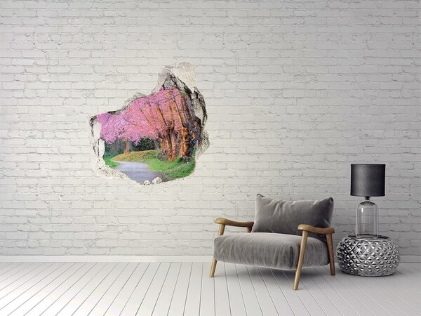 Nálepka fototapeta 3D výhled Květy višně nd-p-77554228