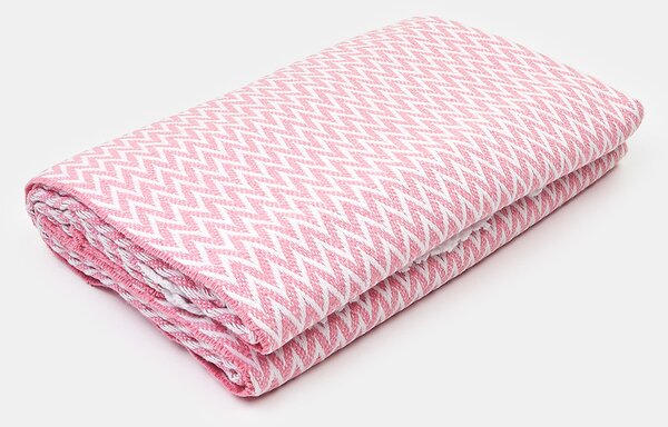 Luxusní deka Step růžová 140x200 cm