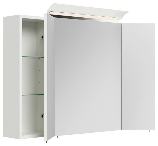 ZRCADLOVÁ SKŘÍŇKA, vysoce lesklá bílá, 90/62/17 cm MID.YOU - Koupelnové série, Online Only