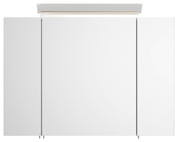 ZRCADLOVÁ SKŘÍŇKA, vysoce lesklá bílá, 90/62/17 cm MID.YOU - Koupelnové série, Online Only