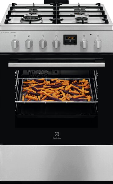 Electrolux Plynový sporák s parní funkcí SteamBake LKK664220X