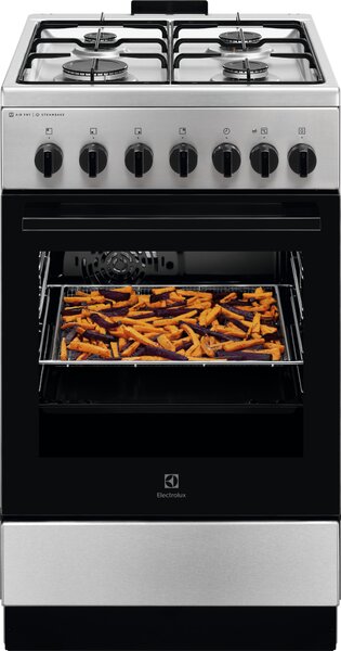 Electrolux Plynový sporák s parní funkcí SteamBake AirFry LKK560010X