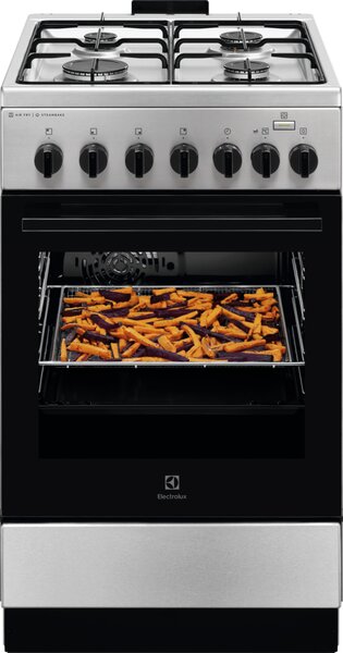 Electrolux Plynový sporák s parní funkcí SteamBake AirFry LKK560010X