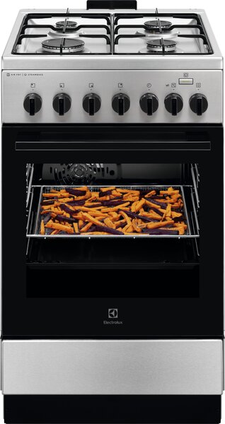Electrolux Plynový sporák s parní funkcí SteamBake AirFry LKK560010X