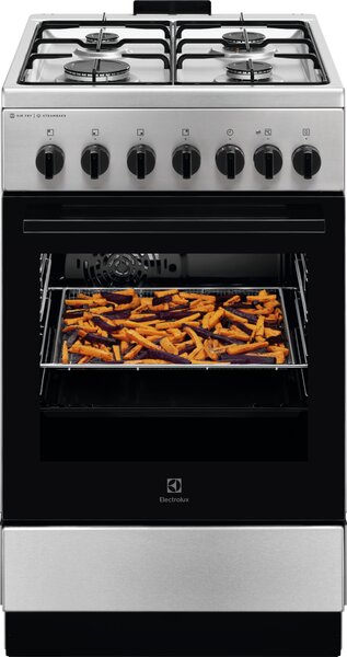 Electrolux Plynový sporák s parní funkcí SteamBake AirFry LKK560010X