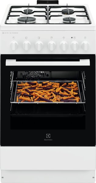 Electrolux Plynový sporák s parní funkcí SteamBake LKK560011W