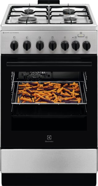 Electrolux Plynový sporák s parní funkcí SteamBake AirFry LKK560010X
