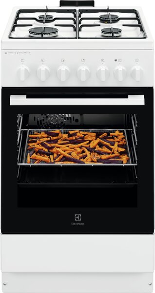 Electrolux Plynový sporák s parní funkcí SteamBake LKK560011W