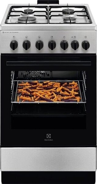 Electrolux Plynový sporák s parní funkcí SteamBake AirFry LKK560010X