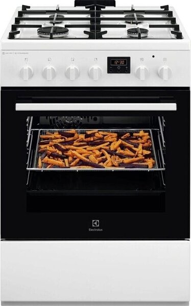 Electrolux Plynový sporák s parní funkcí SteamBake LKK660220W