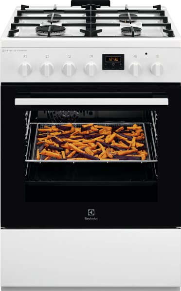 Electrolux Plynový sporák s parní funkcí SteamBake LKK660220W