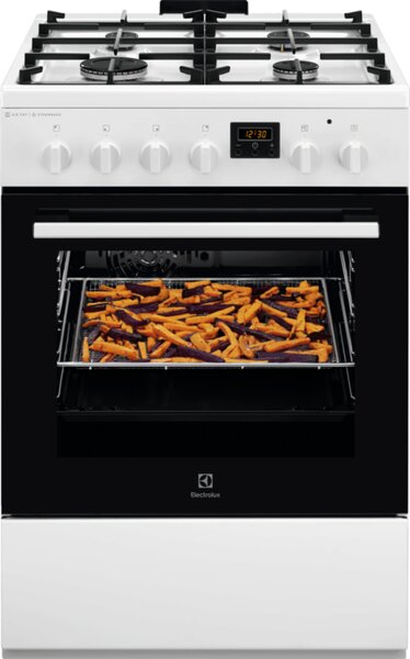 Electrolux Plynový sporák s parní funkcí SteamBake LKK660220W